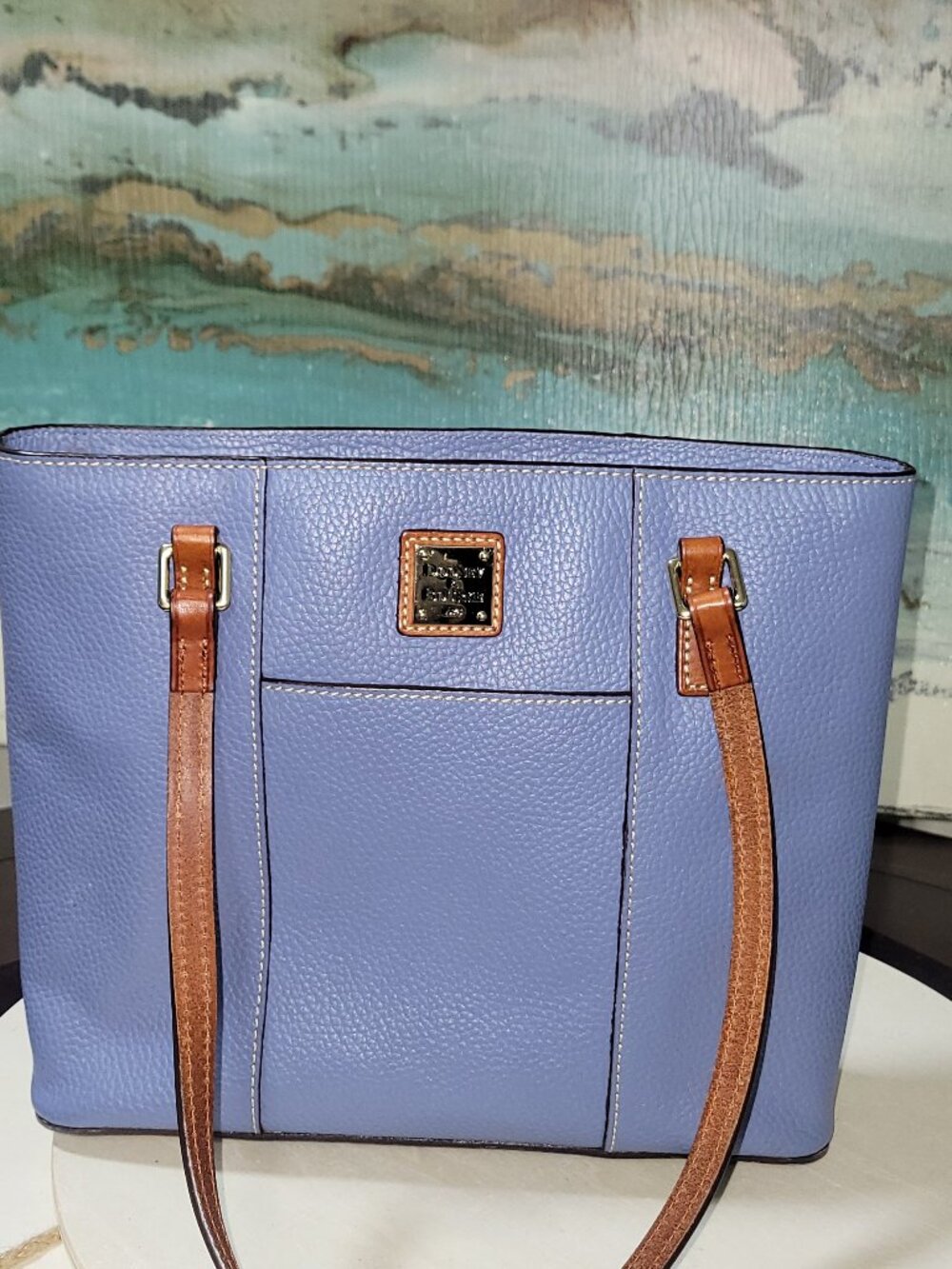 Dooney & Bourke  Small Lexington Shopper - Blue (Jeans)  [HL Item #HL10]